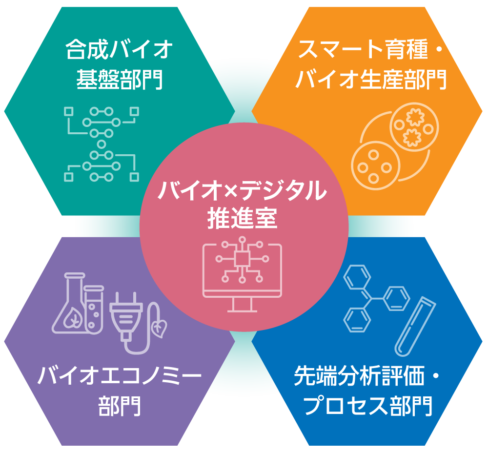 先端バイオ工学研究センター組織図