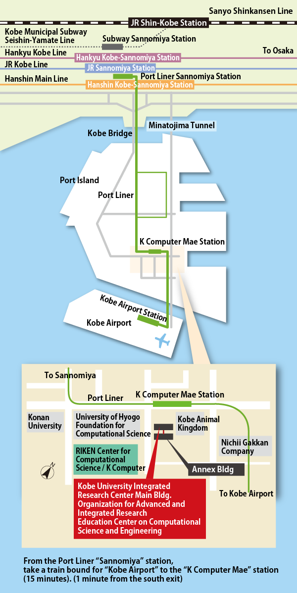 Integrated Research Center Map